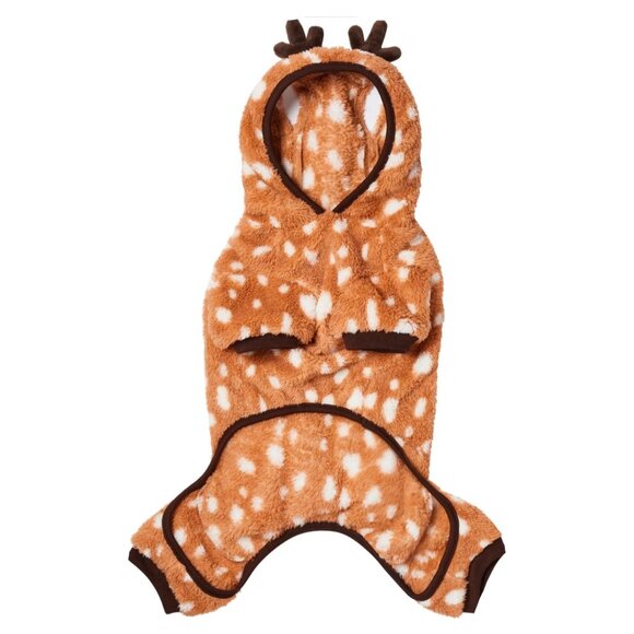 BNWT Plush Fleece Reindeer Holiday Pet Pajamas - Sizes S, M - Picture 5 of 6